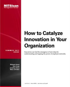 How to Catalyze Innovation in Your Organization